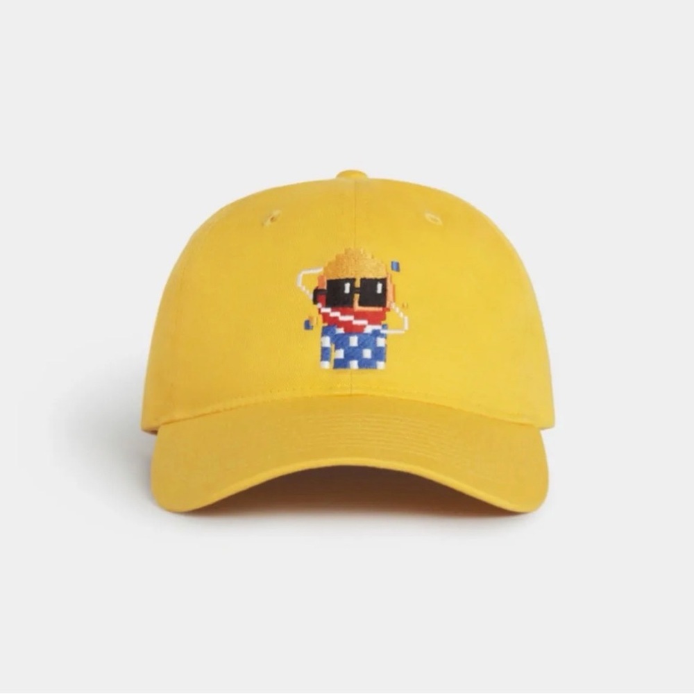NWT Madhappy Nouns Dad Hat in Saturn Yellow